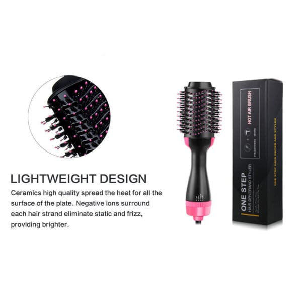 oval hot air brush and box